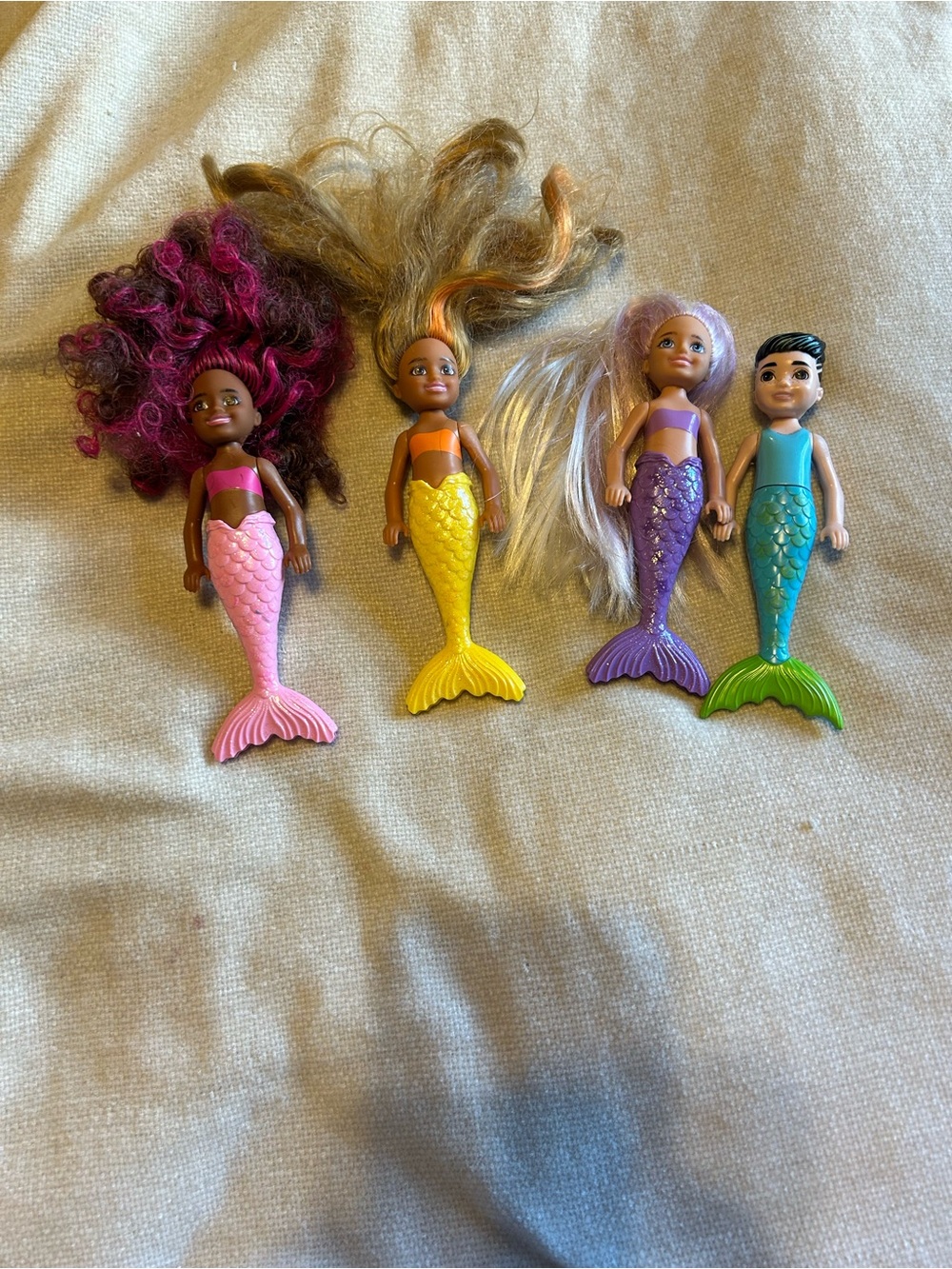 Barbie Chelsea mermaid dolls